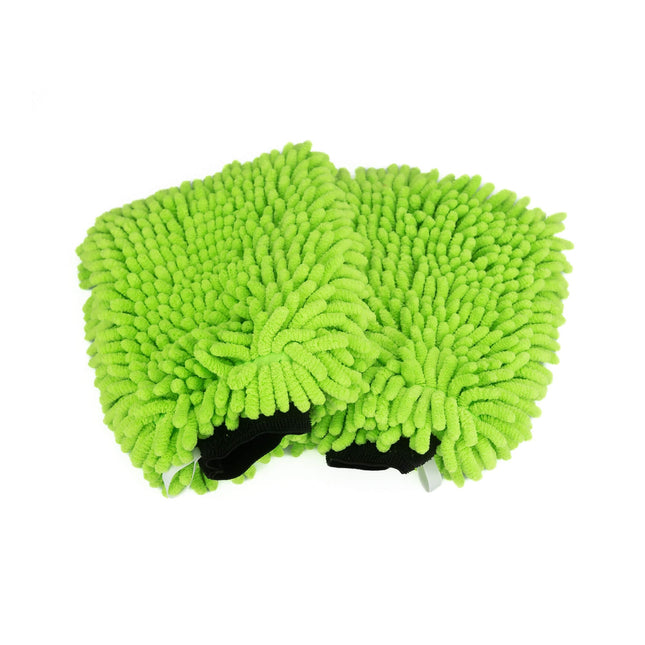 Knobby Microfiber Chenille Mitt - 20.5x25.5 cm, 2-Pack TeckWrap Polska