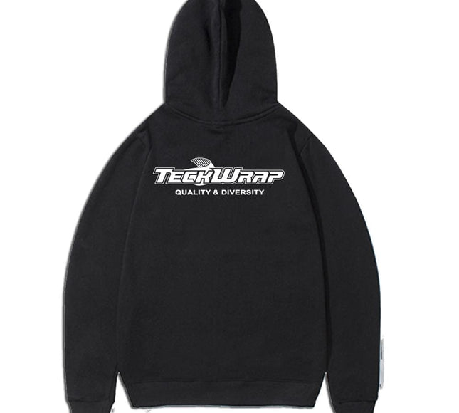 Black Hooded Sweatshirt by TeckWrap TeckWrap Polska